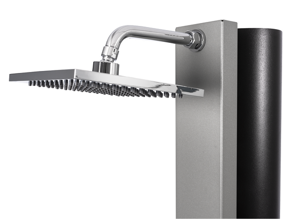 Douche de piscine solaire SQUARE, douche extérieure 40L