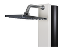 Douche de piscine solaire SQUARE 40L avec rince pieds