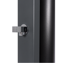 Douche de piscine solaire SQUARE 40L avec rince pieds