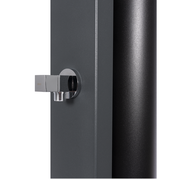 Douche de piscine solaire SQUARE 40L avec rince pieds