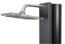 Douche de piscine solaire SQUARE 40L avec rince pieds