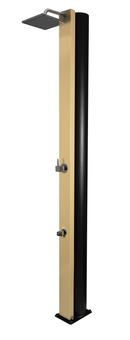 Douche de piscine solaire SQUARE 40L avec rince pieds-12