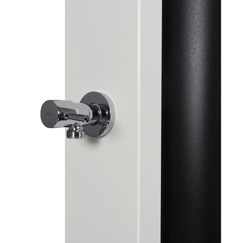 Douche de piscine solaire PULSATE 40L avec rince pieds