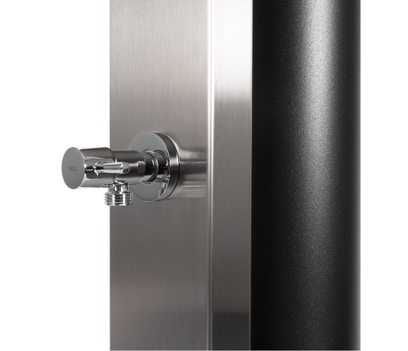 Douche de piscine solaire PULSATE 40L avec rince pieds