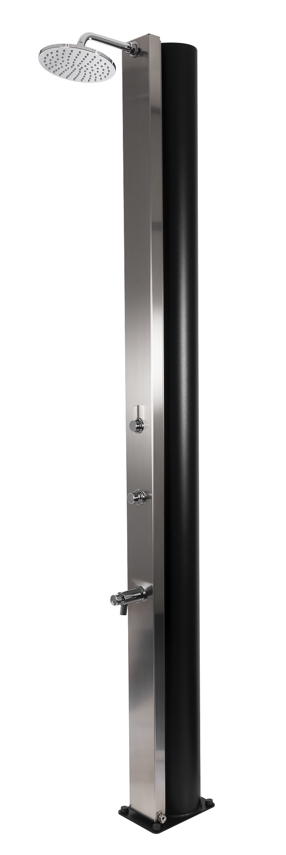 Douche de piscine solaire PULSATE 40L avec rince pieds temporisé