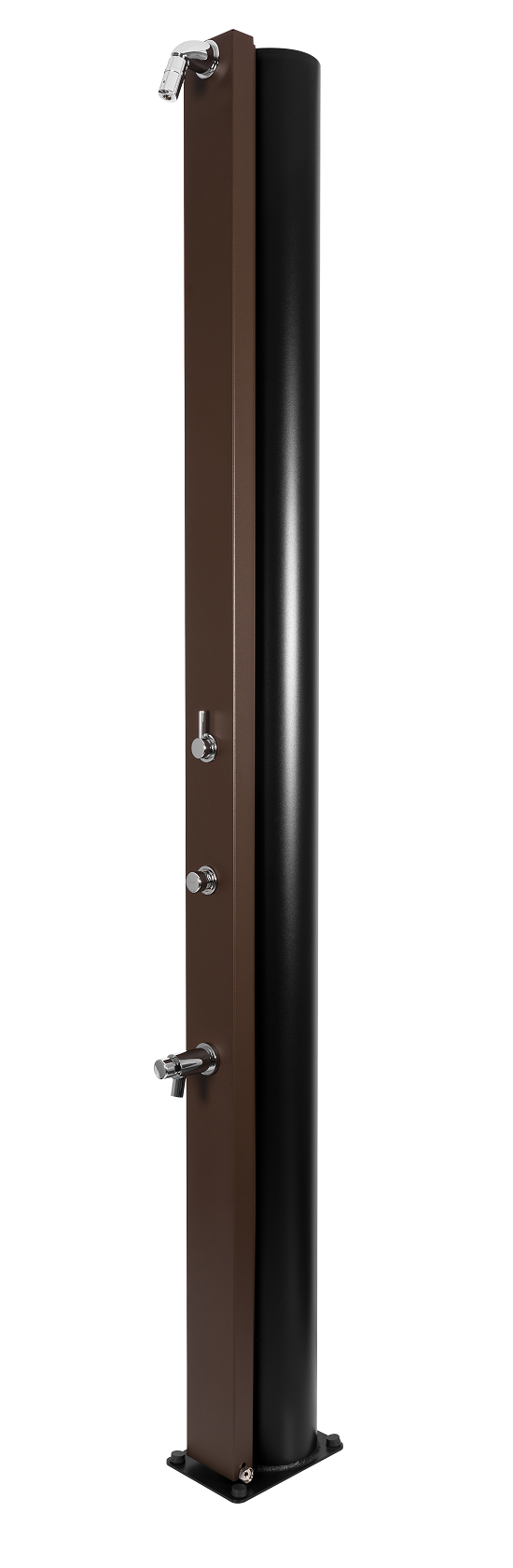 Douche de piscine solaire ULTIMATE 40L avec rince pieds temporisé