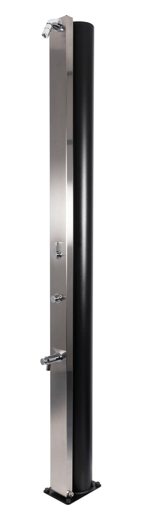 Douche de piscine solaire ULTIMATE 40L avec rince pieds temporisé