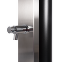 Douche de piscine solaire ULTIMATE 40L avec rince pieds temporisé