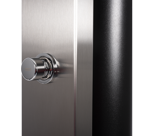 Douche de piscine solaire ULTIMATE 40L avec rince pieds temporisé