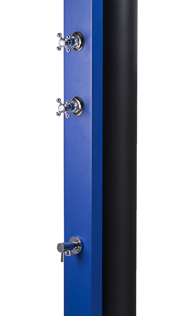 Douche de piscine solaire ULTRAMARINE 40L avec rince pieds