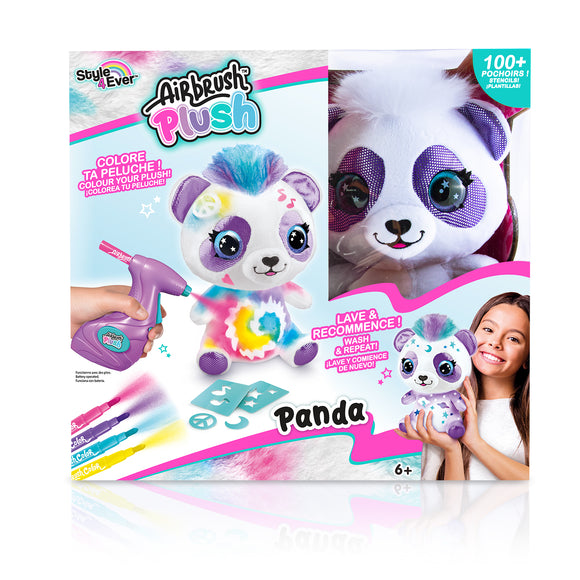 Peluche airbrush panda 25 cm