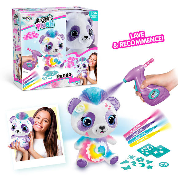 Peluche airbrush panda 25 cm