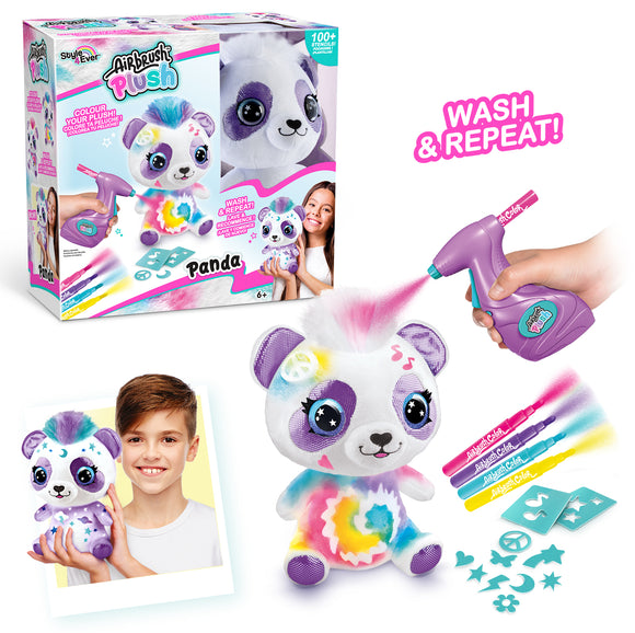 Peluche airbrush panda 25 cm