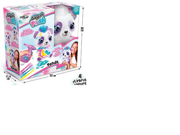 Peluche airbrush panda 25 cm