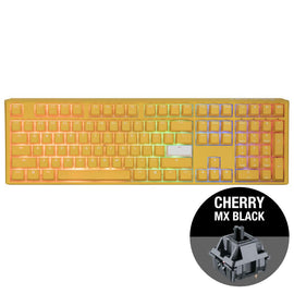 Clavier de jeu ducky one 3 usb qwerty anglais jaune