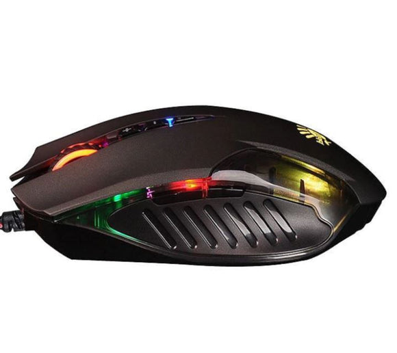 MOUSE A4tech, gaming, cu fir, USB, optic, 3200 dpi, butoane/scroll 8/1, iluminare, butoane programabile, negru, "Q50" (timbru verde 0.18 lei)