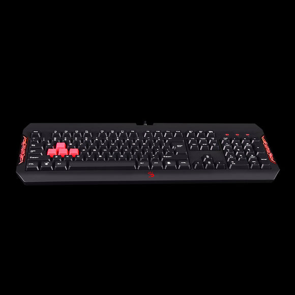 TASTATURA A4TECH - gaming, "Bloody gaming", cu fir 1.8m, 106 taste, format standard , USB, negru, "Q100" (timbru verde 0.8 lei)