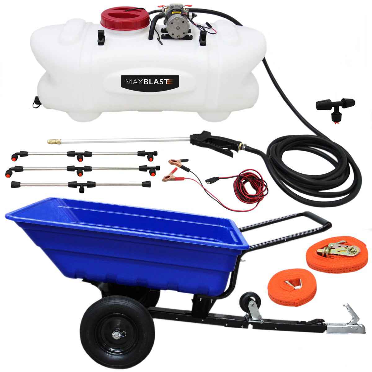 Remorque Tout-Terrain & pulvérisateur de 60 litres