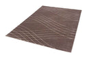 Tapis de salon moderne tissé plat BROWNIE
