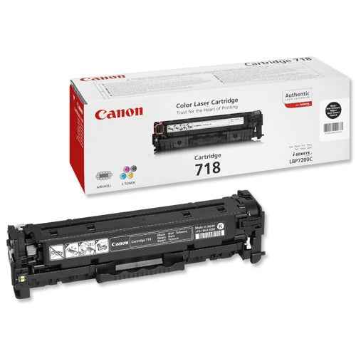 Cartouche Canon 718 noire (2662B002)