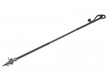 Tisonnier en fer forgé pour pare-feu ou brasero 100 cm