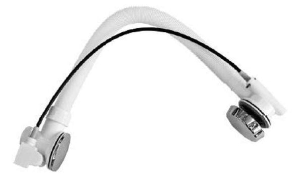 Bonde plastique automatique pour baignoire