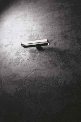 Anneau de serviette rectangulaire VIA en chrome 22 x2x 11 cm