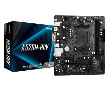 Asrock A520M-HDV Socket AM4 micro ATX