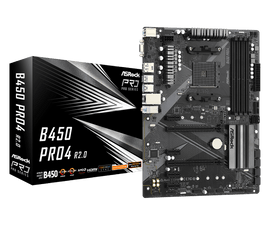Asrock B450 Pro4 R2.0 Socket AM4 ATX AMD B450