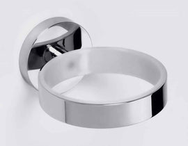 Support sèche-cheveux mural OMEGA laiton chromé 8x5,5x10 cm