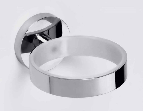 Support sèche-cheveux mural OMEGA laiton chromé 8x5,5x10 cm