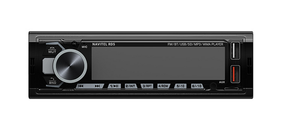 Player Auto Navitel RD5, 1DIN 4?50 watt,Bluetooth, FM,redare FLAC,MP3,WMA, WAV, AUX input,microSD 256GB,2x USB,RCA-out,Hands-free,Telecomanda,CarLiveApp pentru Android si iOS "RD5" (timbru verde 2 lei)