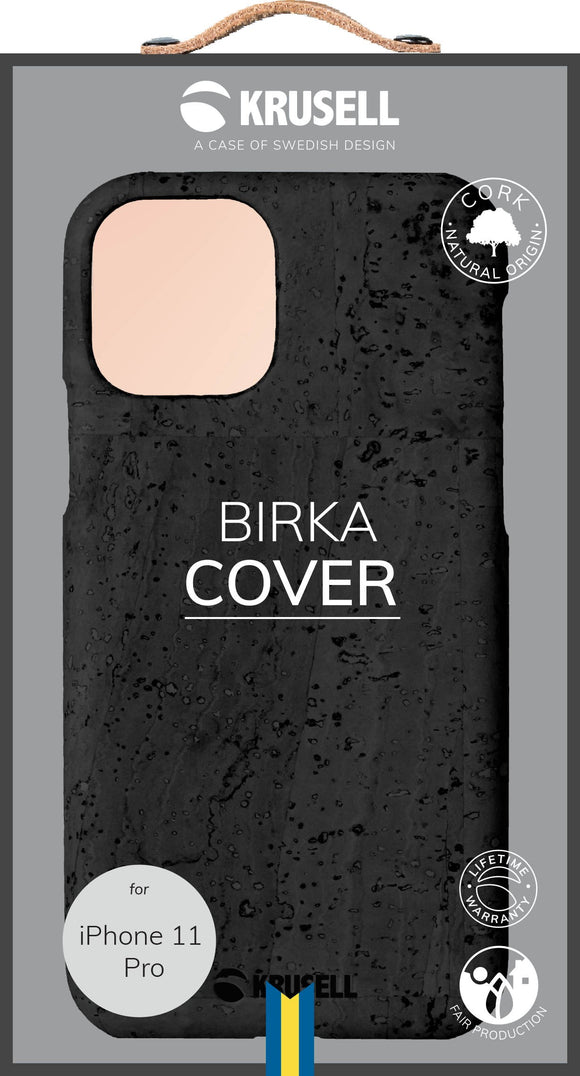Coque Krusell Birka pour Apple iPhone 11 Pro, noire