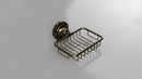 Porte-savon en grille RETRO laiton bronze 14x6,5x14,2 cm