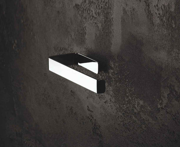 Porte-serviette SOLO en laiton chromé 20x2,5x8,2 cm