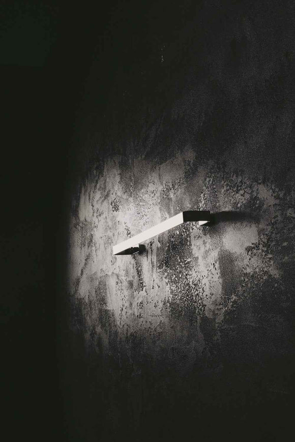 Porte-serviette mural SOLO en laiton chromé 60 x2,5 x8 cm