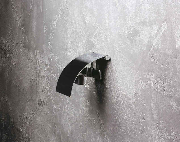 Dérouleur papier toilette SOLO en laiton chromé 12,9 x2,5 x8,2 cm