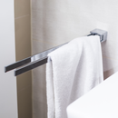 Porte serviette double pivotant VIA en chrome 4,6 x 3,2 x 44,5 cm