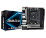 ASRock B550M-ITX/AC | Processor family AMD | Processor socket AM4 | DDR4 | Supported hard disk drive interfaces SATA, M.2 | Number of SATA connectors 4