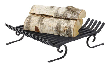 Grille de foyer en fonte 43x45x16 cm