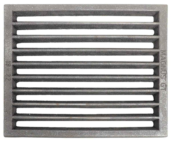 Grille de cheminée en fonte