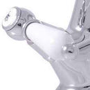 Mélangeur lavabo rétro MORAVA laiton chromé sans siphon