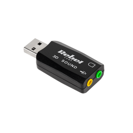 Rebel Sound Card USB / 3D Sound and Virtual 5.1 Sound