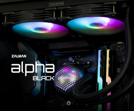 Zalman Alpha 24 240 mm Blanc