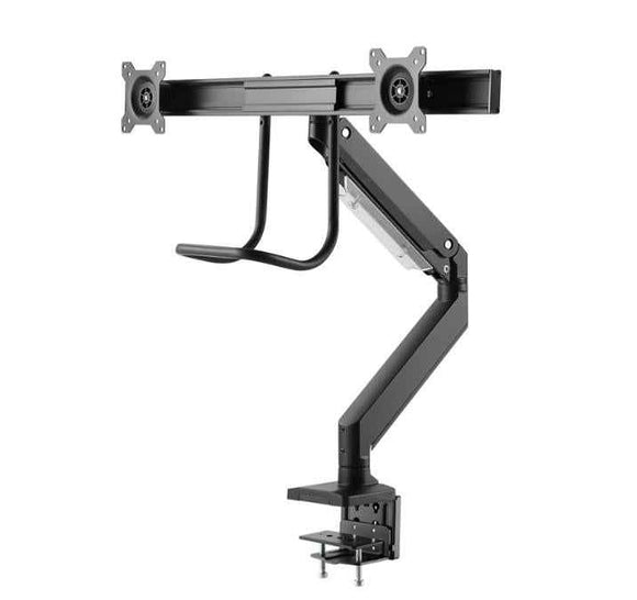 Neomounts NM-D775DXBLACK Monitor arm 10-32" - gas spring - Topfix - 180°-stop