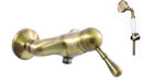 Mitigeur douche mural LABE mural en laiton bronze