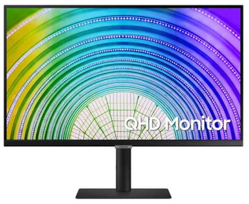 Moniteur Samsung 27 pouces, usage domestique | bureau, IPS, WQHD (2560 x 1440), large, 300 cd/mp, 5 ms, HDMI | DisplayPort, « LS27A600UUUXEN » (écran vert 7 pouces)