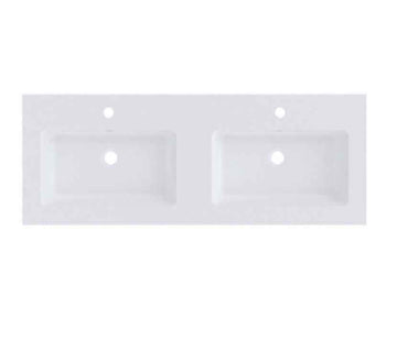 Lavabo Double SPRING DEW RIHO 120,5x46 x1,5 cm en marbre