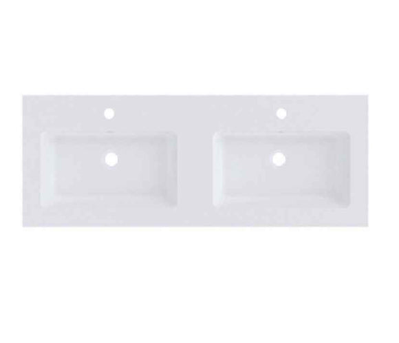 Lavabo Double SPRING DEW RIHO 120,5x46 x1,5 cm en marbre