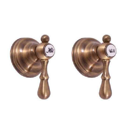 Mélangeur de douche encastrable rétro MORAVA laiton bronze